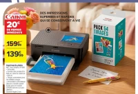 Imprimante photo Réf . : Pack Selphy CP 1500 + 54 feuilles