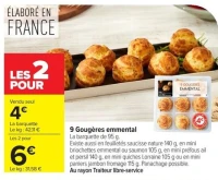 9 Gougères emmental