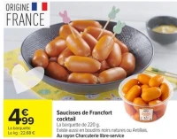 Saucisses de Francfort cocktail