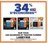 les saumons et truites fumées Labeyrie