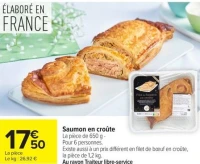 Saumon en croûte