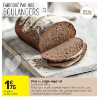 Pain au seigle impérial