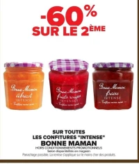 LES CONFITURES "INTENSE" BONNE MAMAN
