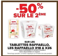 TABLETTES RAFFAELLO , LES RAFFAELLO X18 & X26