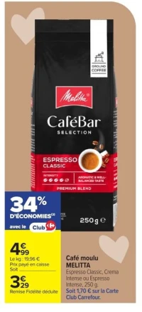 Café moulu MELITTA
