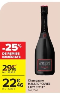 Champagne MALARD "CUVÉE LADY STYLE"