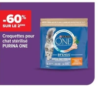 Croquettes pour chat stérilisé PURINA ONE