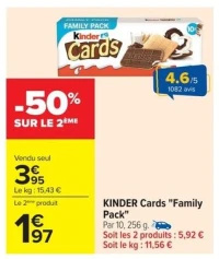 KINDER Cards "Family Pack"