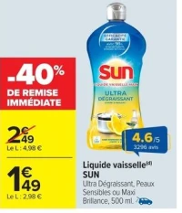 Liquide vaisselle SUN