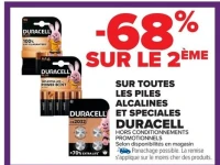 TOUTES LES PILES ALCALINES ET SPECIALES DURACELL