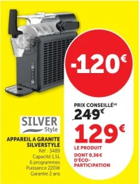 APPAREIL A GRANITE SILVERSTYLE