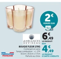 BOUGIE FLEUR 170G