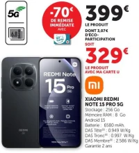 XIAOMI REDMI NOTE 15 PRO 5G