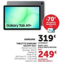 TABLETTE SAMSUNG GALAXY A11+