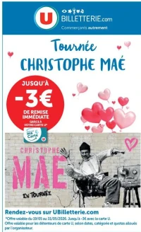 Tournée CHRISTOPHE MAE