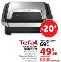Grill Panini Inicio Tefal