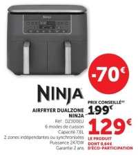 Airfryer Dualzone Ninja