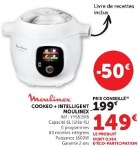 Cookeo + Intelligent Moulinex