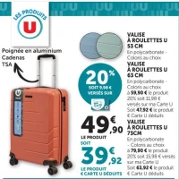VALISE À ROULETTES U 53 CM