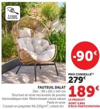 FAUTEUIL DALAT