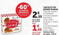 TARTELETTES BONNE MAMAN