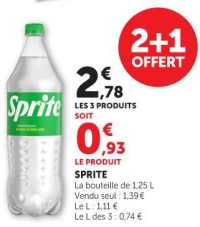 LE PRODUIT SPRITE