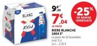 BIERE BLANCHE 1664 5°