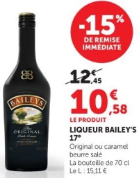 LIQUEUR BAILEY'S 17°