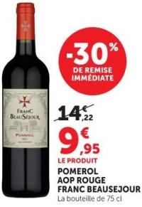 POMEROL AOP ROUGE FRANC BEAUSEJOUR
