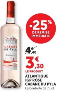 ATLANTIQUE IGP ROSE CABANE DU PYLA