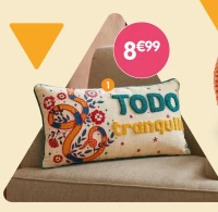 Coussin <<Todo tranquilo>> 50x30 cm