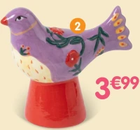 Oiseau sur pied