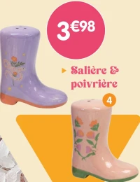 Salière & poivrière botte de cowboy
