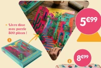 Livre décoration avec puzzle