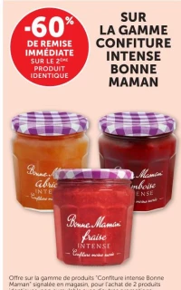 LA GAMME CONFITURE INTENSE BONNE MAMAN