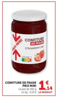 CONFITURE DE FRAISE