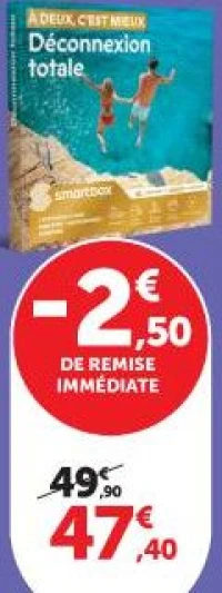 coffrets Smartbox Déconnexion totale