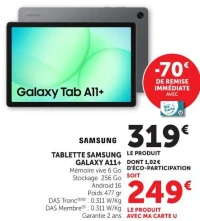 TABLETTE SAMSUNG GALAXY A11+