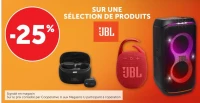 SUR UNE SÉLECTION DE PRODUITS JBL