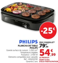 PLANCHA DE TABLE PHILIPS