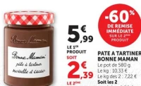 PATE A TARTINER BONNE MAMAN