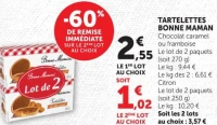 TARTELETTES BONNE MAMAN