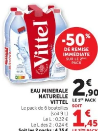 EAU MINERALE NATURELLE VITTEL