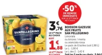 BOISSON GAZEUSE AUX FRUITS SAN PELLEGRINO