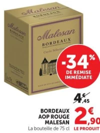 BORDEAUX AOP ROUGE MALESAN