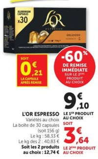 L'OR ESPRESSO Variétés au choix