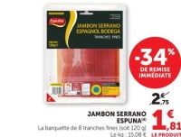 JAMBON SERRANO ESPUNA
