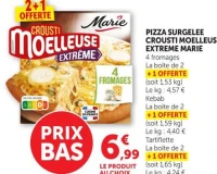 PIZZA SURGELEE CROUSTI MOELLEUSE EXTREME MARIE