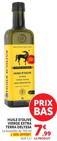 Huile d'olive vierge extra Terra Delyssa