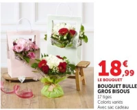 BOUQUET BULLE GROS BISOUS